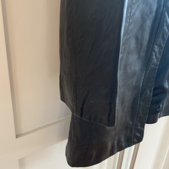 Anne Klein Leather Coat - Picture 6 of 11
